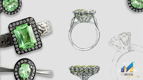 Черное золото! Создай свое уникальное кольцо с ювелирным "Matrice"