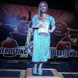 Призовые медали нашего производства на соревновании по пауэрлифтингу