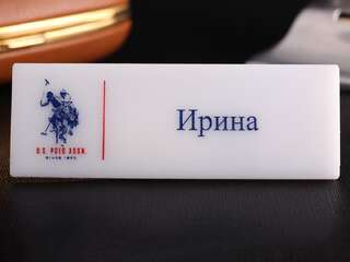Бейджик "U.S. POLO ASSN." с логотипом