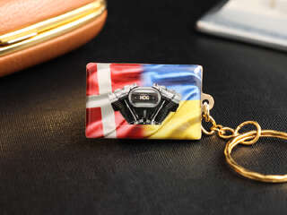 Брелок "HOG" с полимерной смолой