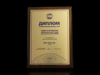 Диплом "Тур.фирма САМ"