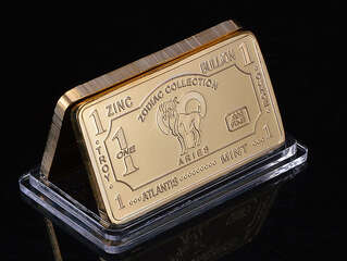 Банковский слиток "ARIES" (муляж)