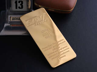 Банковский слиток "SAVI service" (муляж)