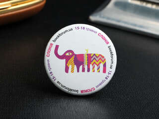 Закатный значок "Слонія"