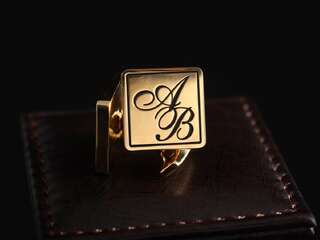 Именные запонки