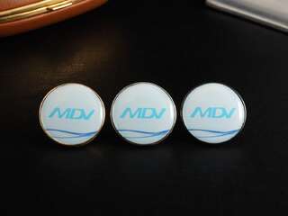 Значок круглый "MDV"