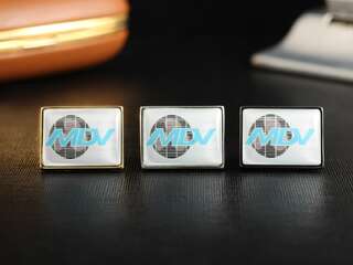 Значок прямоугольный "MDV"